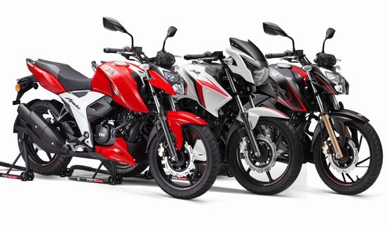 Updated Price List Of TVS Apache Range - RTR160 To RR310