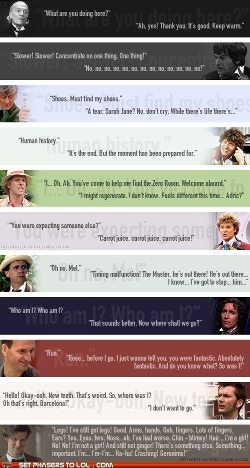 Doctor Who: The Doctor\'s First and Last Words "You were expecting someone else?" #50