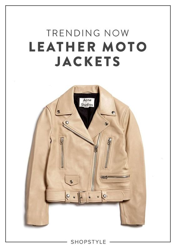 A leather moto is about to be your new favorite jacket.