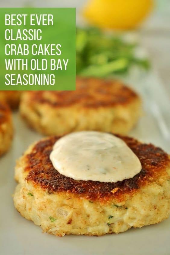 Maryland Style Old Bay Crab Cakes