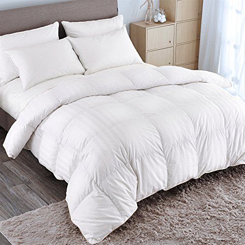 Vedanta Home Collection Hotel Quality 600 Thread Count Egyptian Cotton King Size 3pc Reversible Duvet Set White Brown Duvet Sets Duvet Cover Sets Solid Duvet
