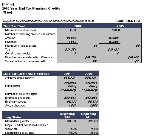 Year end Tax Planning Calculator Template Microsoft Word - tax assessment template Year end Tax Planning Calculator Template Microsoft Word - tax assessment template