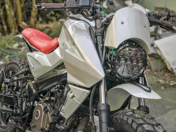 This Heavily Customised Bajaj Pulsar NS200 Scrambler Looks Absolutely Mad