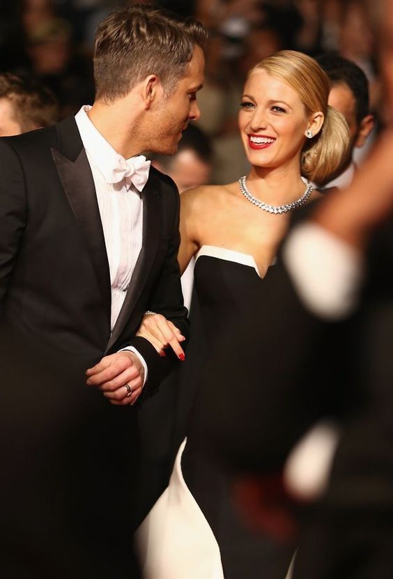 15 Photos Of Blake Lively Smiling With Her Husband Ryan Reynolds At Cannes
