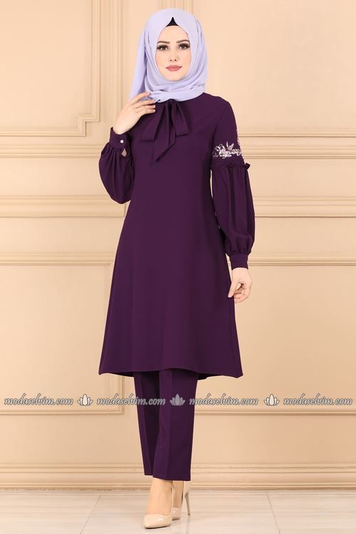 Modaselvim Kombin Payet Detay Fularli Kombin Pl911 Mor Muslim Fashion Outfits Fashion Dress Party Fashion Modaselvim Kombin Payet Detay Fularli Kombin Pl911 Mor Muslim Fashion Outfits Fashion Dress Party Fashion