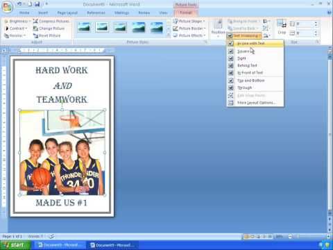 Make a Poster Using Microsoft Word Simple poster, Microsoft word - how to write a resume on microsoft word 2007 Make a Poster Using Microsoft Word Simple poster, Microsoft word - how to write a resume on microsoft word 2007