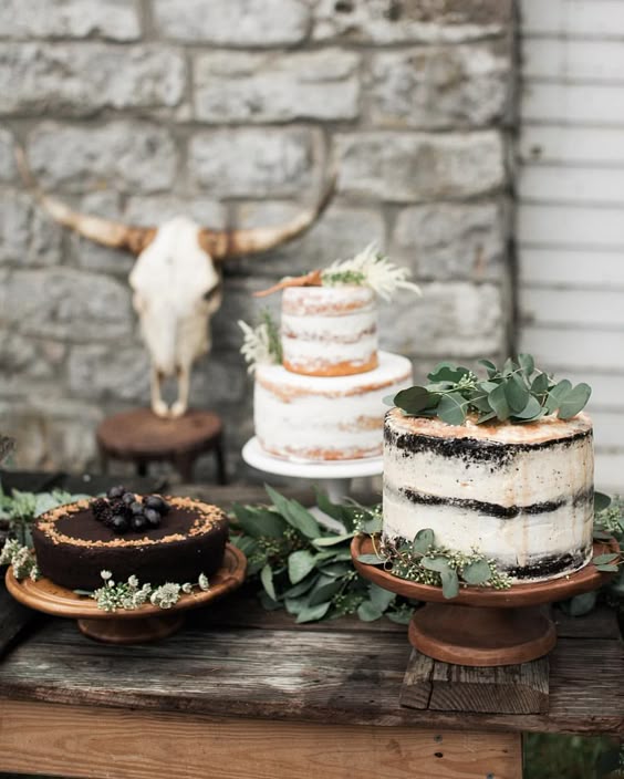 gâteau de mariage hivernal