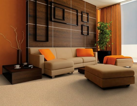 farbgestaltung wohnzimmer wandgestaltung wanddesign orange braun - wanddesign farbgestaltung wohnzimmer wandgestaltung wanddesign orange braun - wanddesign