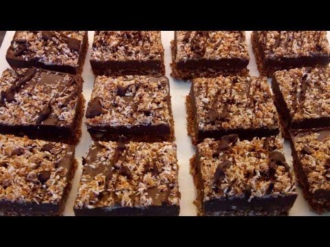 حلى الشوفان بجوز الهند صحي بدون فرن Youtube Oatmeal Bars Recipes Bars Recipes Oatmeal Bars