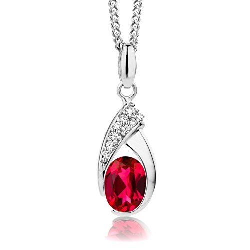 Elegant Cadeaux Fashion Femme Zircone cubique Rond Charme Plaqué Ovale Chaîne Collier Pendentif