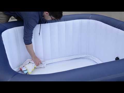 Lay Z Spa How To Pack Away Your Hot Tub Youtube Hot Tub Diy Hot Tub Tub