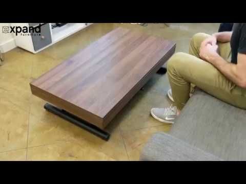 Alzare Coffee Table Converts Into 6 Person Dinner With Hydraulic L Small Convertible Convertible Coffee Table, Coffee Table That Converts To Dining With Bench