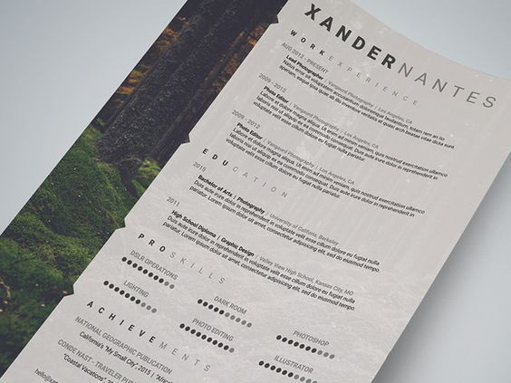 Ansel - Photoshop Resume Template by Cursive Q Designs on Creative - photoshop resume templates Ansel - Photoshop Resume Template by Cursive Q Designs on Creative - photoshop resume templates