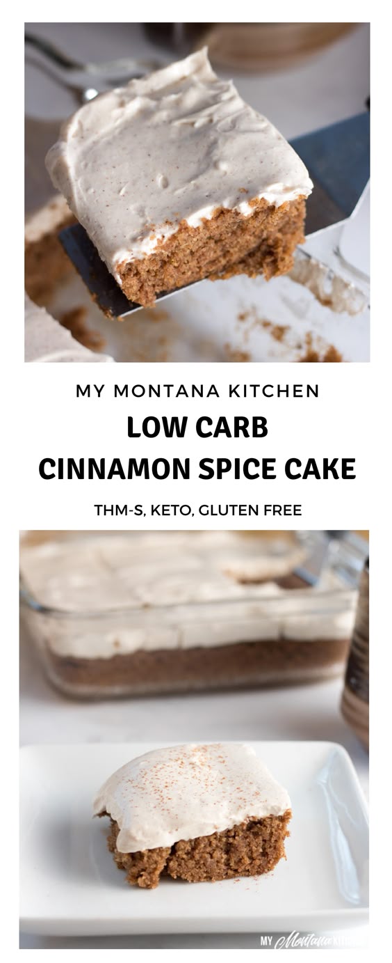 Cinnamon Spice Cake with Cream Cheese Frosting