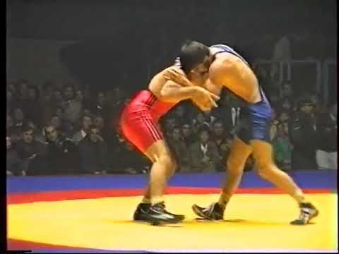 76 kg. Valeri Verhushin (Bucim Jaka0 vs Buvaisar Saitiev (CSKA)1997 Kup Evropski Shampioni - YouTube