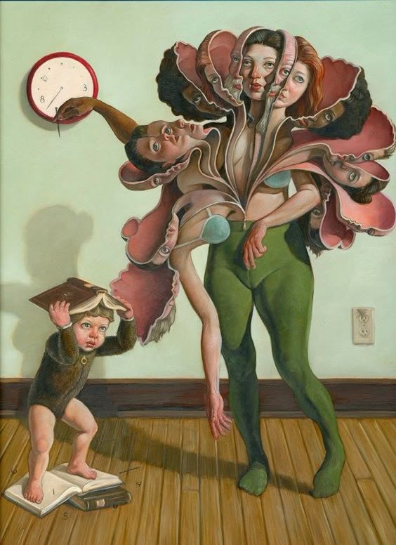 Erik Thor Sandberg’s Elegant, Cerebral ‘Bloom’ Paintings | Hi-Fructose Magazine