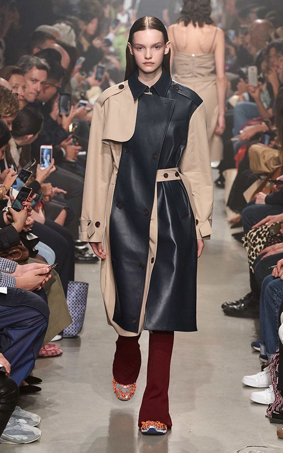 Leather Trench coat trend 2020 fashion trend