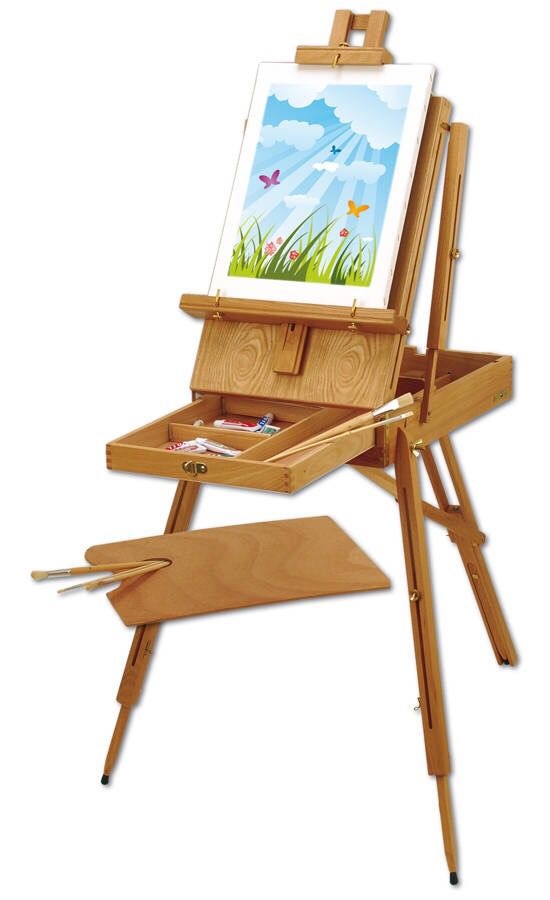Caballete De Caja De Madera De Arte De Estación De Trabajo Caballete De Caja De Madera De Arte De Estación De Trabajo