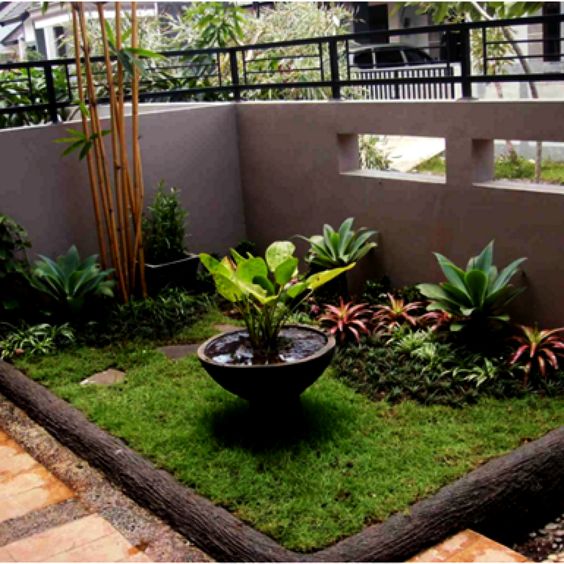 25 Contoh Taman Depan Rumah Minimalis Lahan Sempit