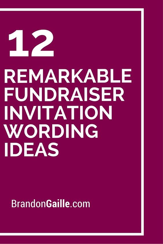 12 Remarkable Fundraiser Invitation Wording Ideas Fundraising - fundraiser invitation templates 12 Remarkable Fundraiser Invitation Wording Ideas Fundraising - fundraiser invitation templates