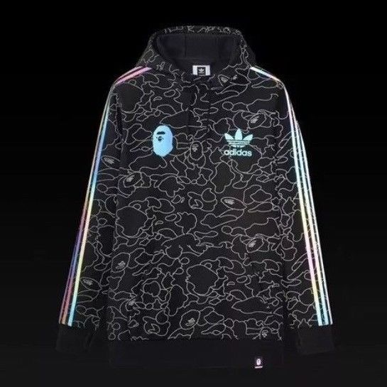 adidas x bape tech hoodie black