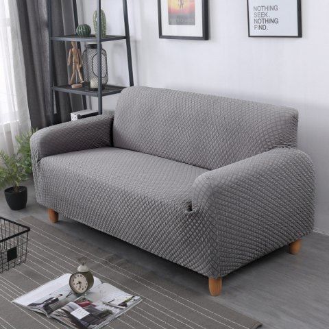 Sofa Cover Stretch Cotton All-Inclusive Sectional L-Shape Couch Cover Elastic Sofa Cover for Living Room Funda Sofa Copridivano