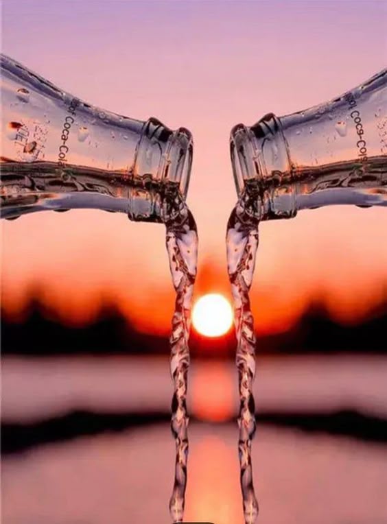 US Seller. 30x40cm Glass Bottles Water Sunset Moon Mountains Diamond Painting Kit. Round drills Full Drills Fast S&H by OurCraftAddictions