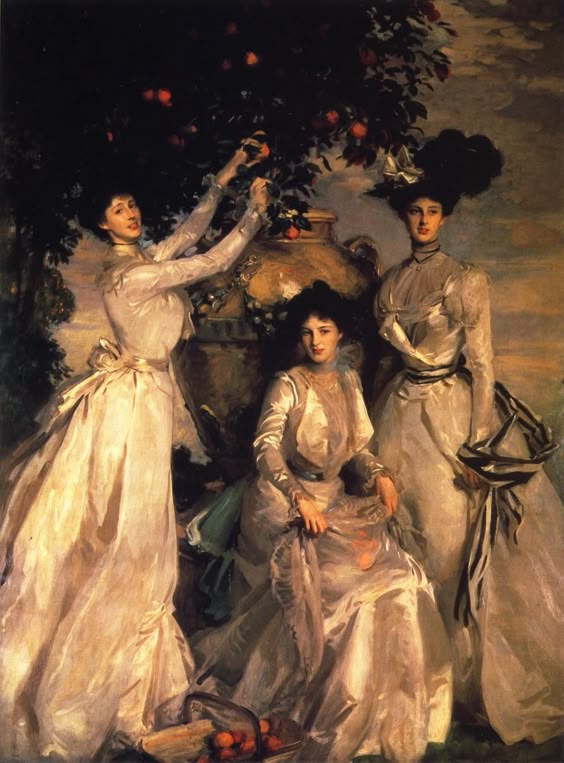 The Ladies Alexandra, Mary and Theo Acheson John Singer Sargent