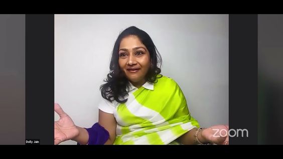Anjali phougat in conversation with Bollywood drape artist Dolly jain - YouTube