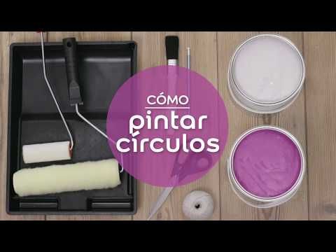 Cómo Pintar Círculos En Una Pared Youtube Como Pintar Pintar Circulos