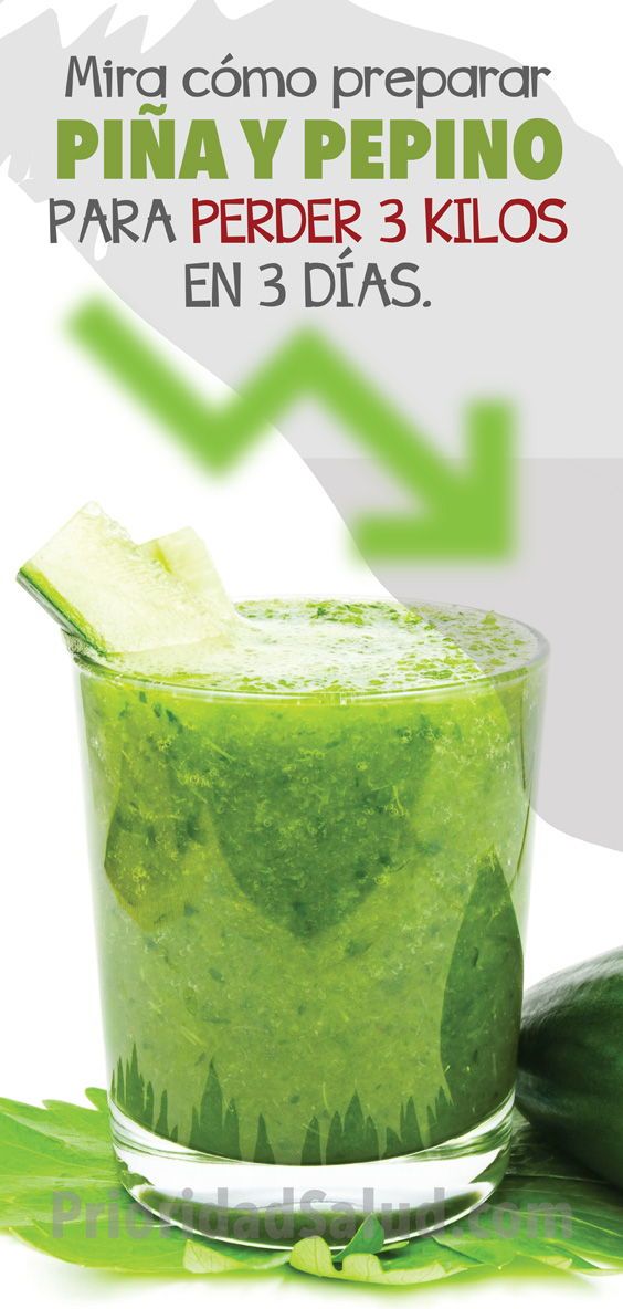 Jugos para adelgazar en 3 dias