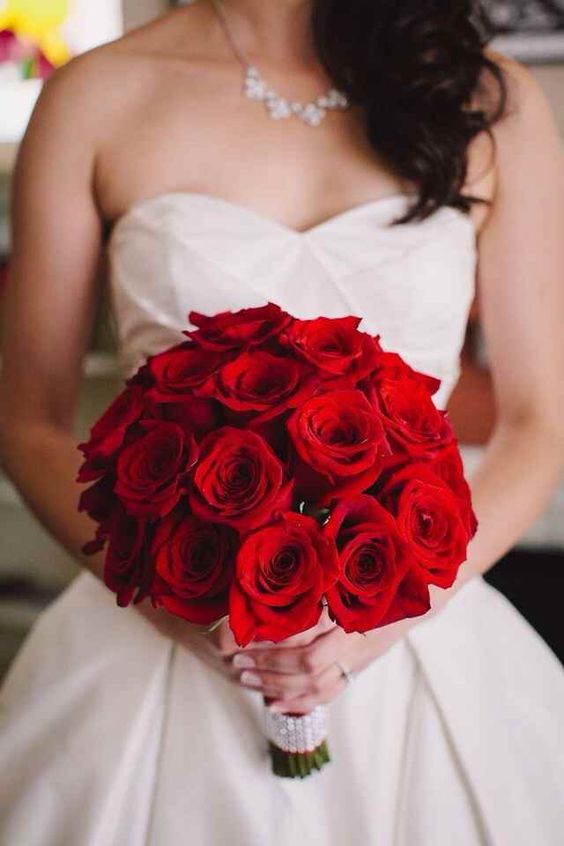 Ramos de novia con rojo ðð¹ - 3