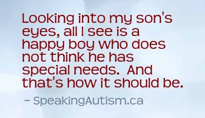 Autism - Looking into my son's eyes