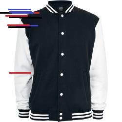 College Jacken & Baseball Jacken für Herren Urban Classics 2 College Jacken & Baseball Jacken für Herren Urban Classics 2