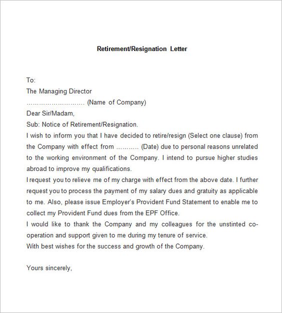 Resignation Letter Template u2013 25+ Free Word, PDF Documents - resignation letter template word Resignation Letter Template u2013 25+ Free Word, PDF Documents - resignation letter template word