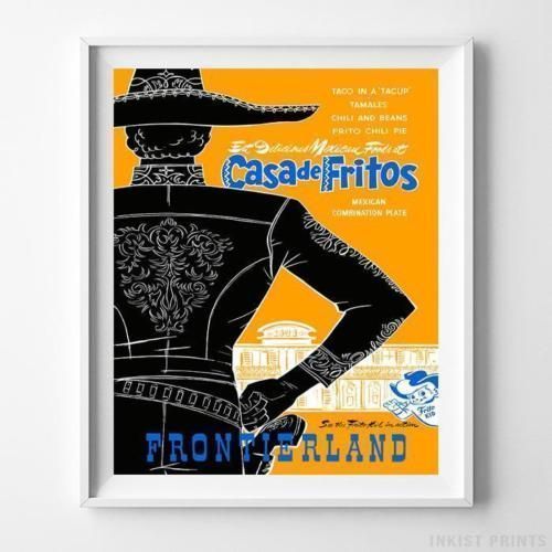 Disneyland Poster Rocket Jets Disney Print Wall Art Tomorrowland Gift UNFRAMED