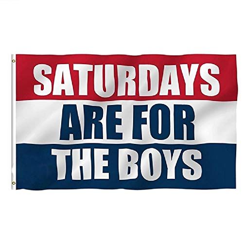 Woworld Saturdays Flag Saturday Are For The Boys Flag 3x5 Feet Outdoor Indoor Dorm Room Decoration Banner For College Footb Dorm Room Dorm Room Decor Boy Decor