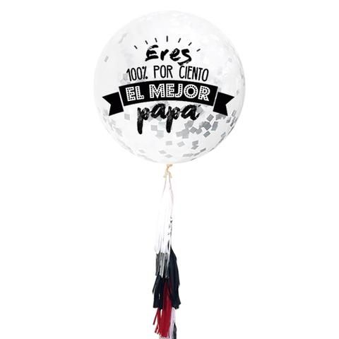Globo Gigante Día Del Padre Eres 100 El Mejor Papá Con Helio Y Decorado Decorado Dia Del Padre Dia Del Padre Globos Gigantes