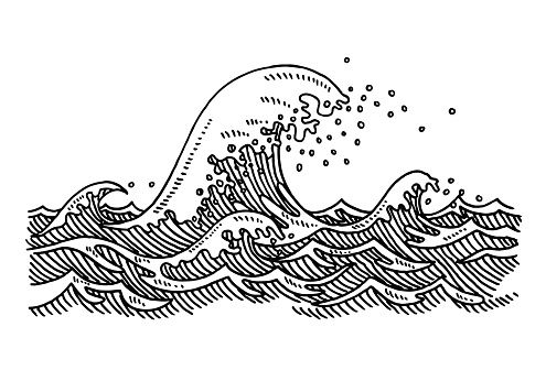 Hand Drawn Vector Drawing Of Some Ocean Waves Black And White Sketch Dessin D Onde Dessin D Ocean Dessins Au Marqueur Hand Drawn Vector Drawing Of Some Ocean Waves Black And White Sketch Dessin D Onde Dessin D Ocean Dessins Au Marqueur