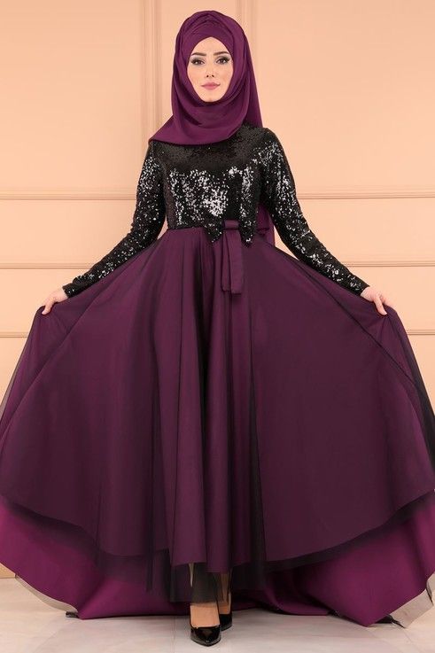 Modaselvim Abiye Fiyonk Kemerli Abiye Pn2008 Murdum Moda Stilleri Basortusu Modasi Kadin Modasi
