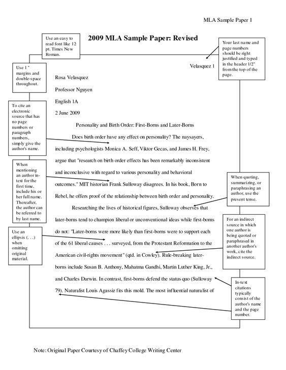 mla format works cited page template