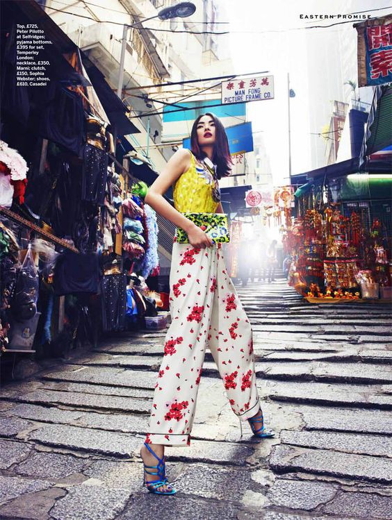 miao stylist shoot3 Miao Bin Si Shines in the Streets of Hong Kong for Stylist Magazine S/S 2013