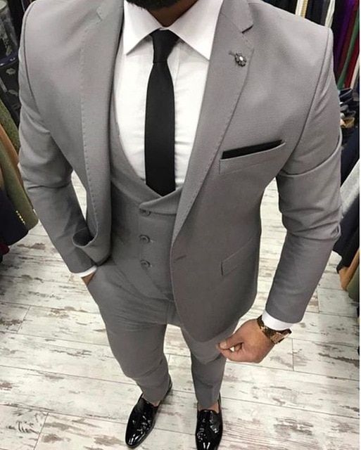Chaqueta Hombre Chaqueta Slim Traje 3 Piezas Blazer Business Chaqueta Hombre Chaqueta Slim Traje 3 Piezas Blazer Business
