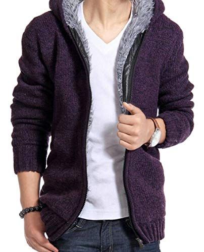 Jaycargogo Mens Winter Warm Fleece Hooded Parka Coat Jacket Hoodie Sweatshirt Jaycargogo Mens Winter Warm Fleece Hooded Parka Coat Jacket Hoodie Sweatshirt