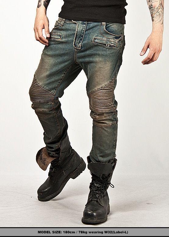 Hommes Fashion Cuir Élégant Pantalon Coupe Slim Skinny Rock Moto Pantalon Parti Hommes Fashion Cuir Élégant Pantalon Coupe Slim Skinny Rock Moto Pantalon Parti