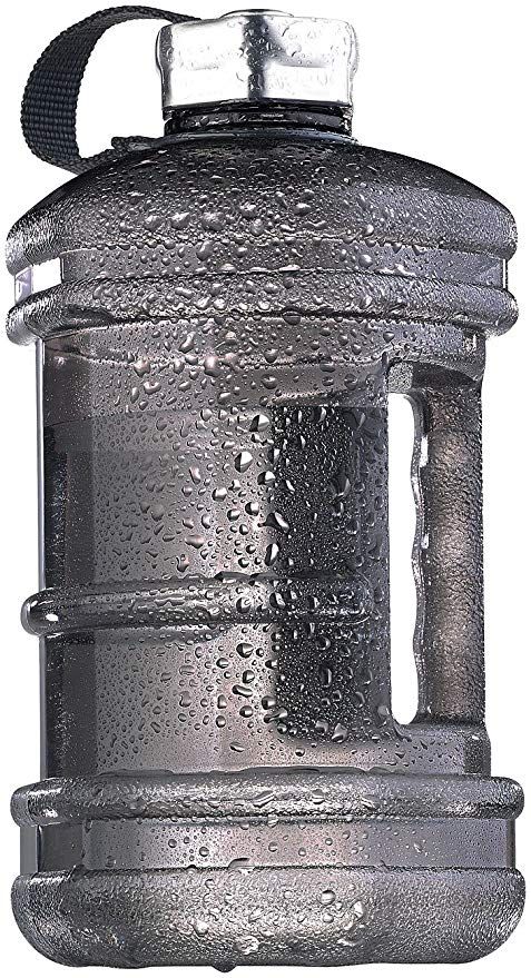 BPA-frei Speeron Auslaufsichere Trinkflasche mit Tragegriff 2,3 l schwarz