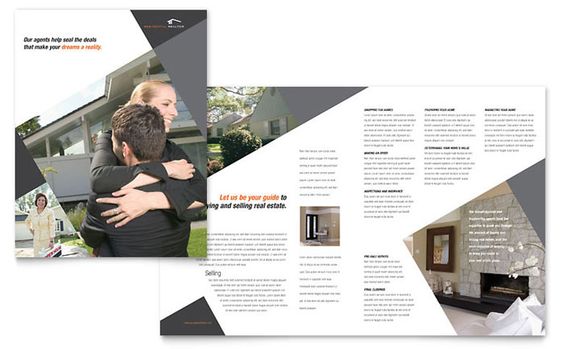 Contemporary and Modern Real Estate Brochure Design Template by - sample real estate brochure Contemporary and Modern Real Estate Brochure Design Template by - sample real estate brochure