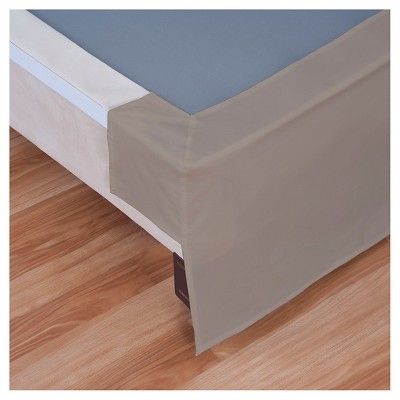 Queen Wrap Around Tailored Bed Skirt Mocha Maker S Bedskirt Diy Queen Wrap Around Tailored Bed Skirt, Tailored Wrap Around Bed Skirt King