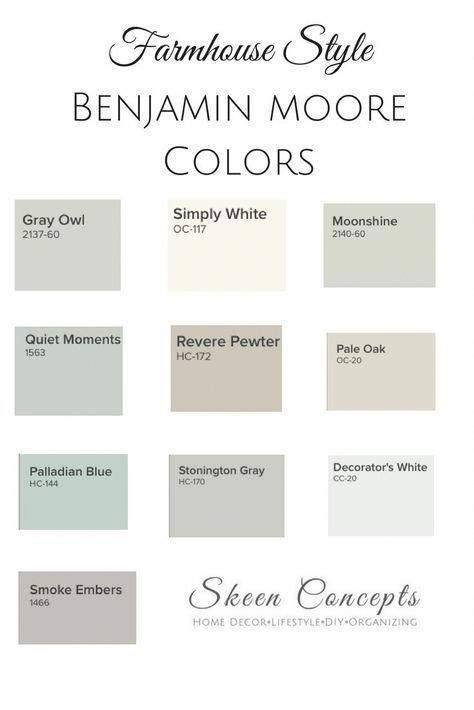 Farmhouse Style Inspired Paint Colors From Benjamin Moore How To Add Your Home Palladian Blue For - Farmhouse Paint Colors 2020 Benjamin Moore Farmhouse Style Inspired Paint Colors From Benjamin Moore How To Add Your Home Palladian Blue For - Farmhouse Paint Colors 2020 Benjamin Moore