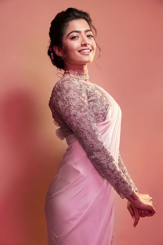 Rashmika Mandanna Cute Expressions HD Wallpapers